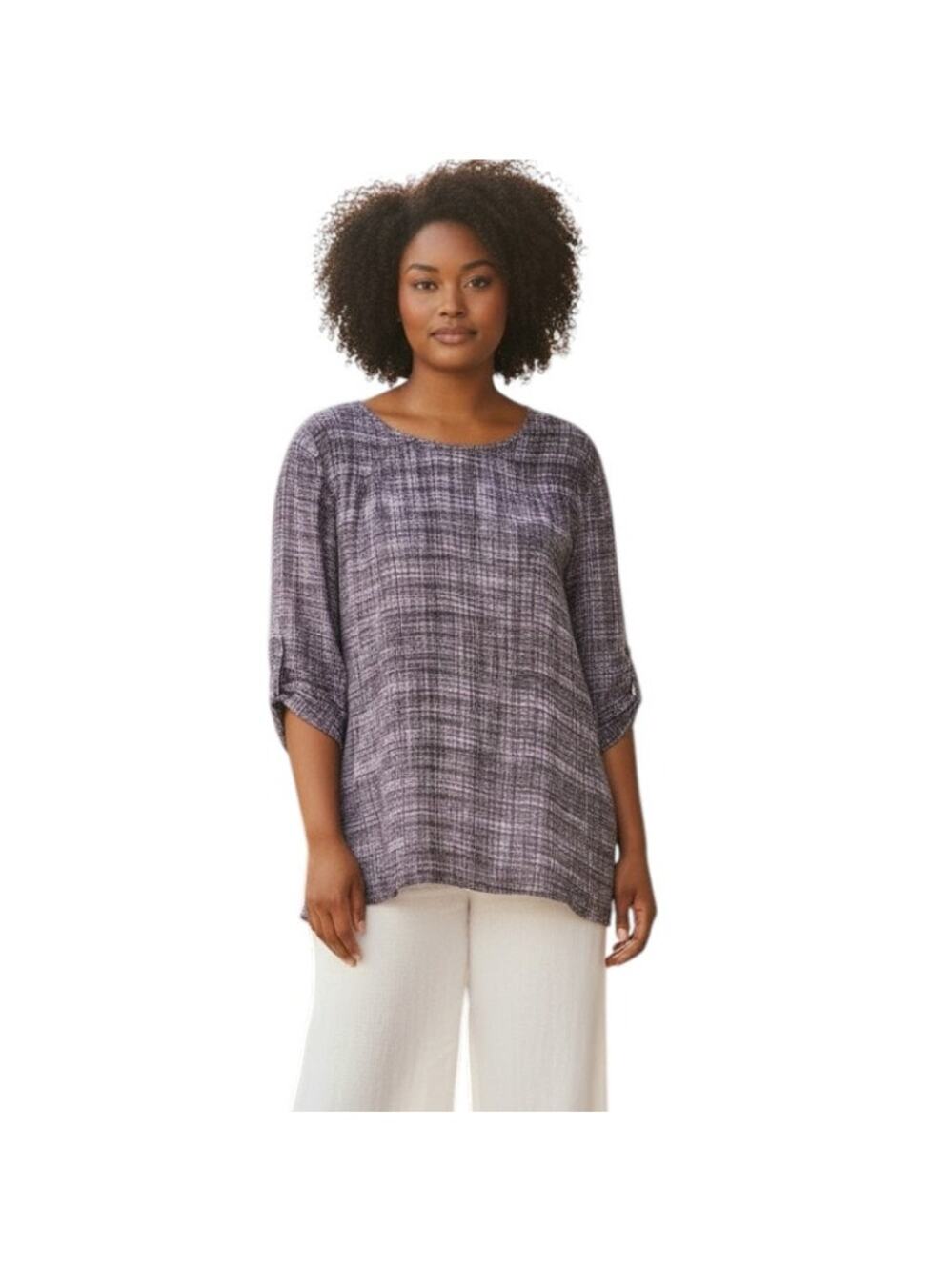Worthington Boat Neck Tunic Top, Women's Size XL